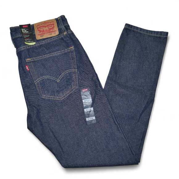 Levis 512 Men's Slim Taper Fit Jeans Dark Wash Denim Size 34x32 NWT - Picture 12 of 12